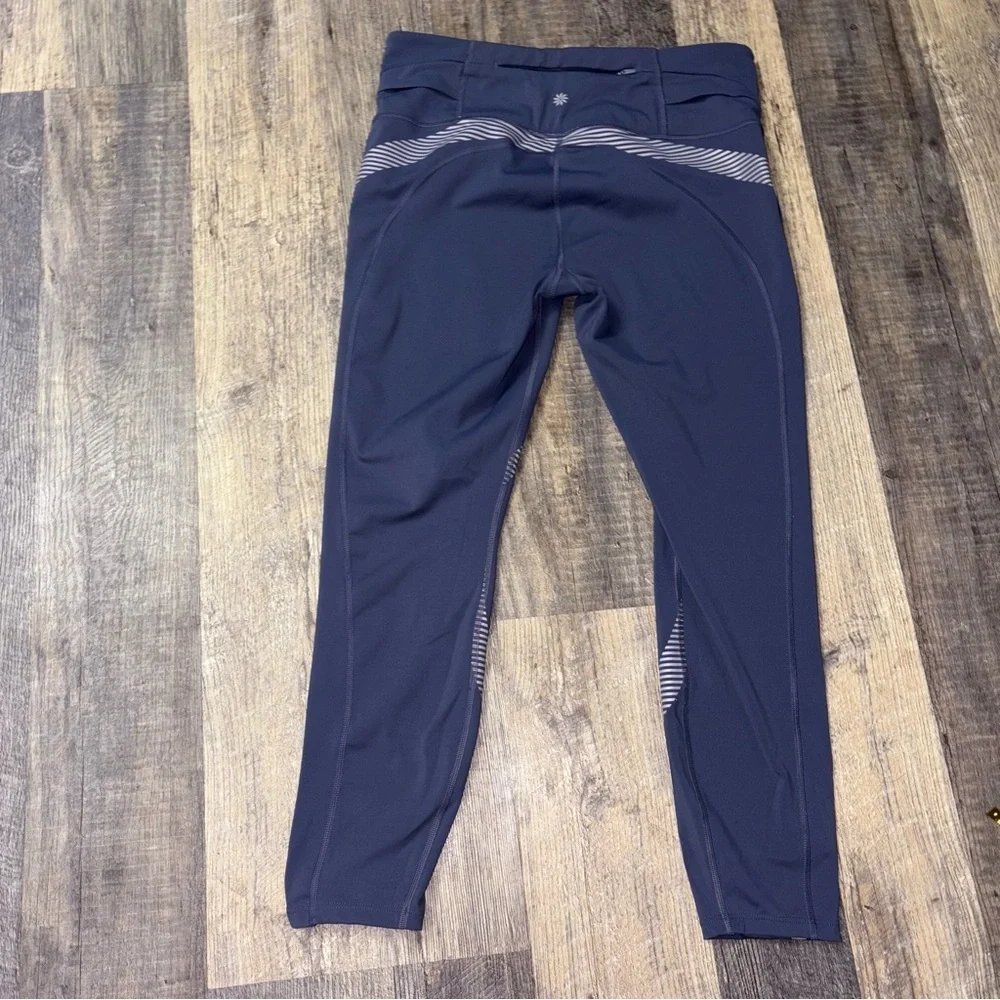 ATHLETA leggings Allyson Felix Legend 7/8 Tight Leggings size L Violet - Picture 8 of 16